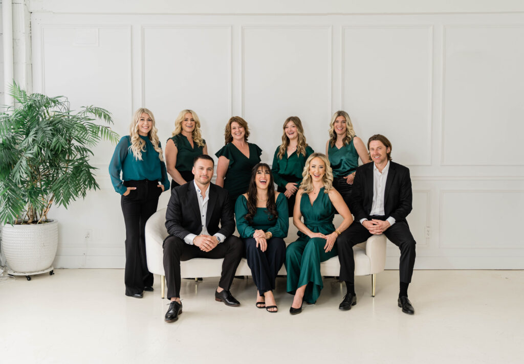 professional group photo, professional team photo for real estate agents